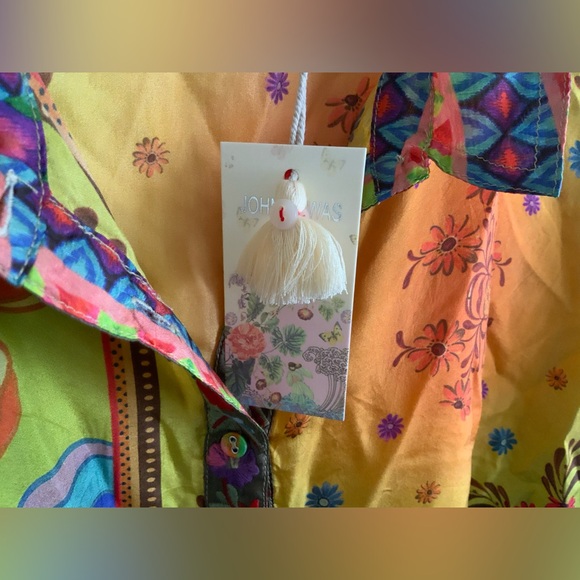 Johnny Was Slim Audrey Button Down Shirt - Picture 3 of 7